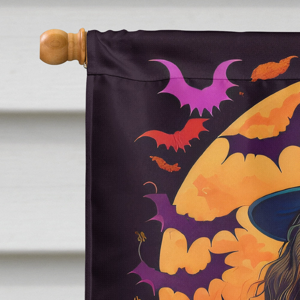 Boykin Spaniel Witchy Halloween House Flag