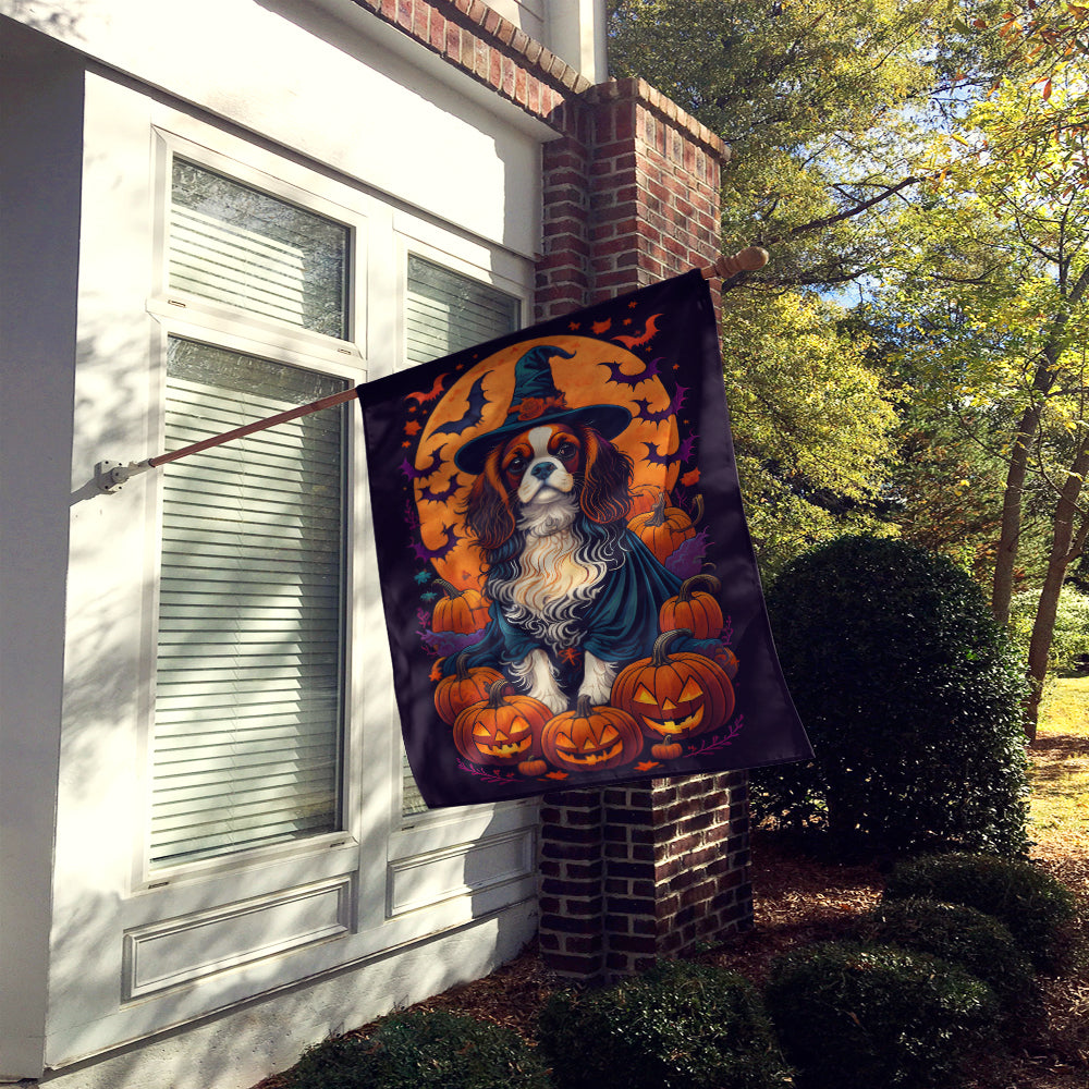 Buy this Cavalier Spaniel Witchy Halloween House Flag