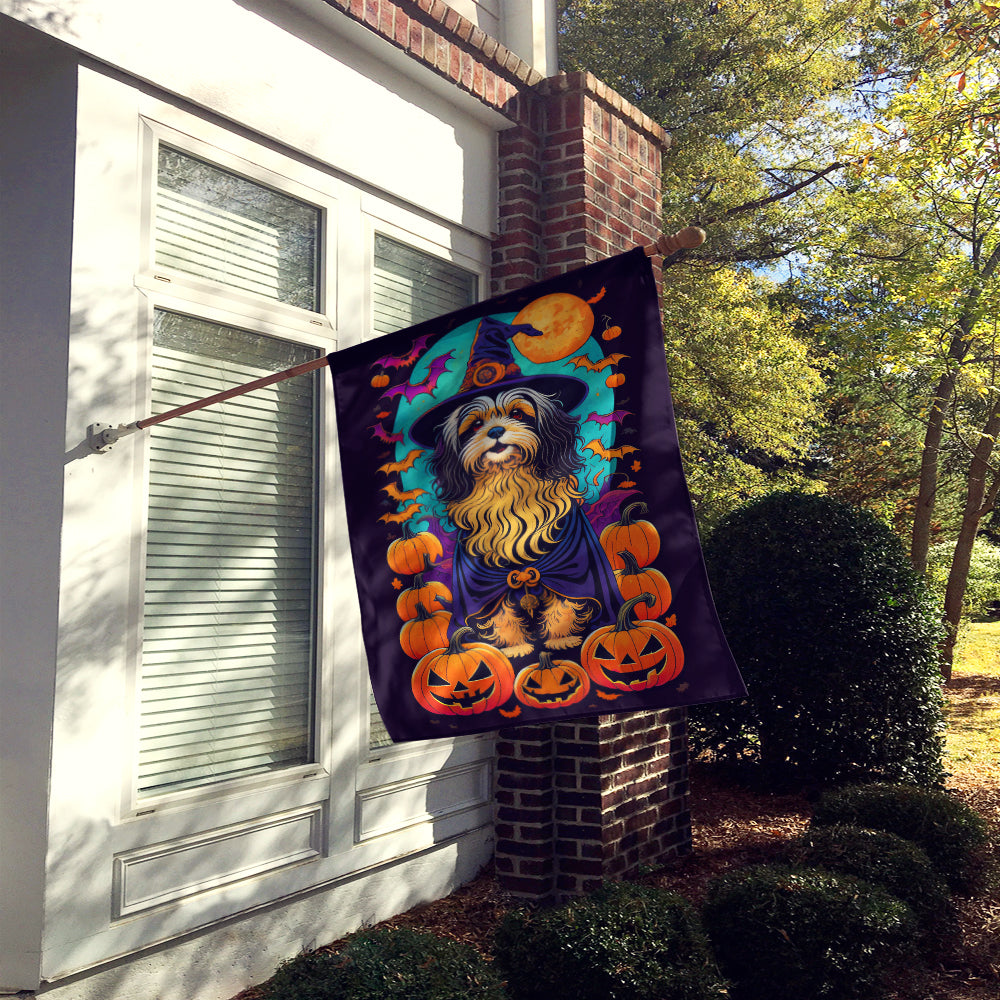 Buy this Havanese Witchy Halloween House Flag