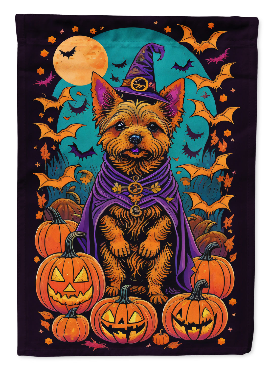 Buy this Norwich Terrier Witchy Halloween Garden Flag