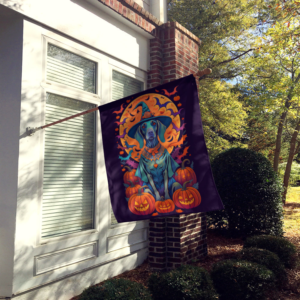 Buy this Weimaraner Witchy Halloween House Flag