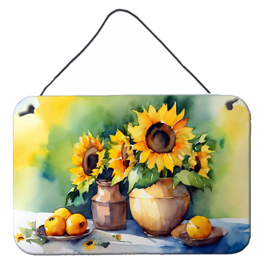 Buy this Sunflowers in Watercolor Wall or Door Hanging Prints