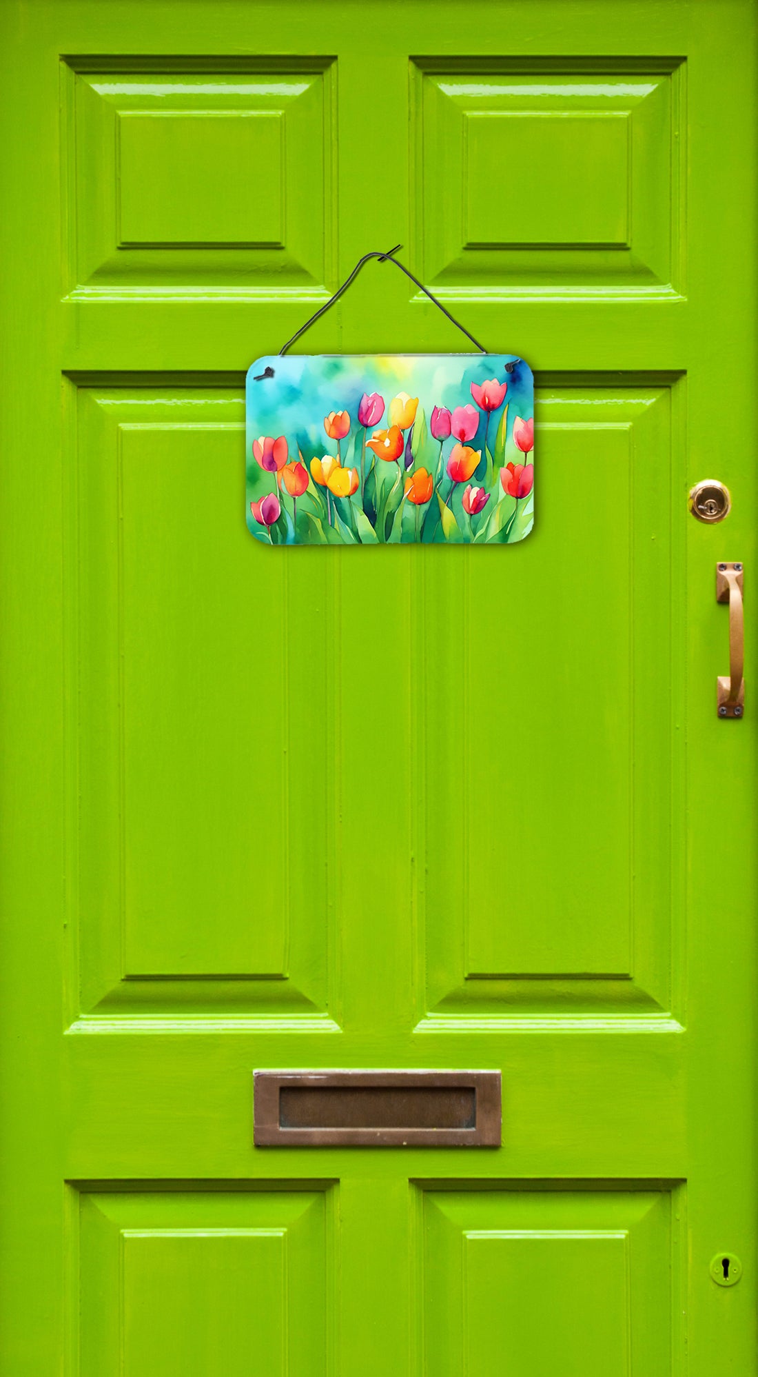 Buy this Tulips in Watercolor Wall or Door Hanging Prints