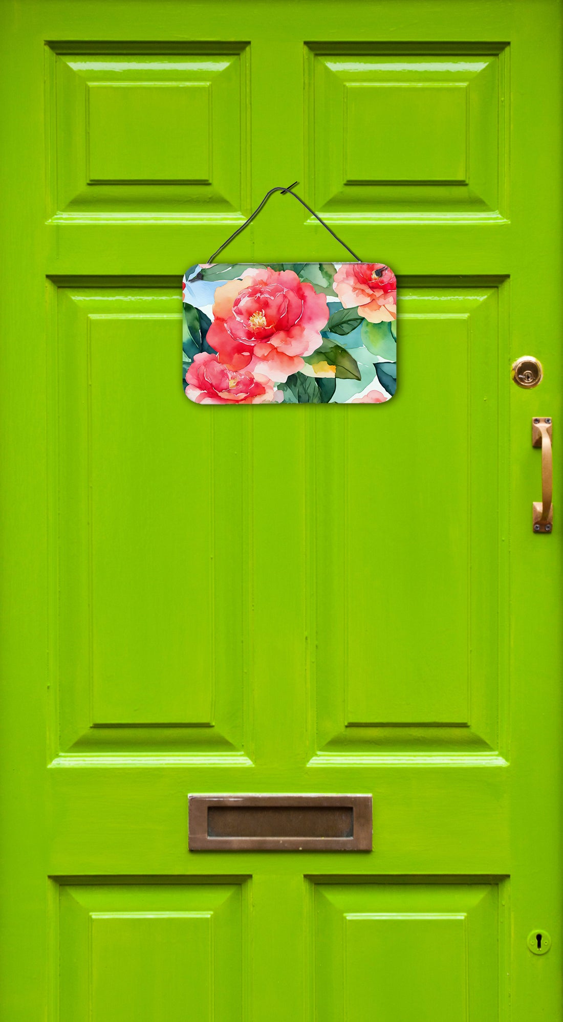 Buy this Alabama Camellia in Watercolor Wall or Door Hanging Prints