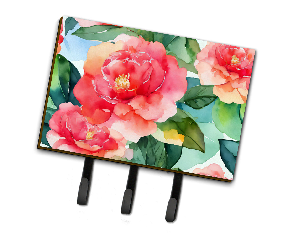 Buy this Alabama Camellia in Watercolor Leash or Key Holder