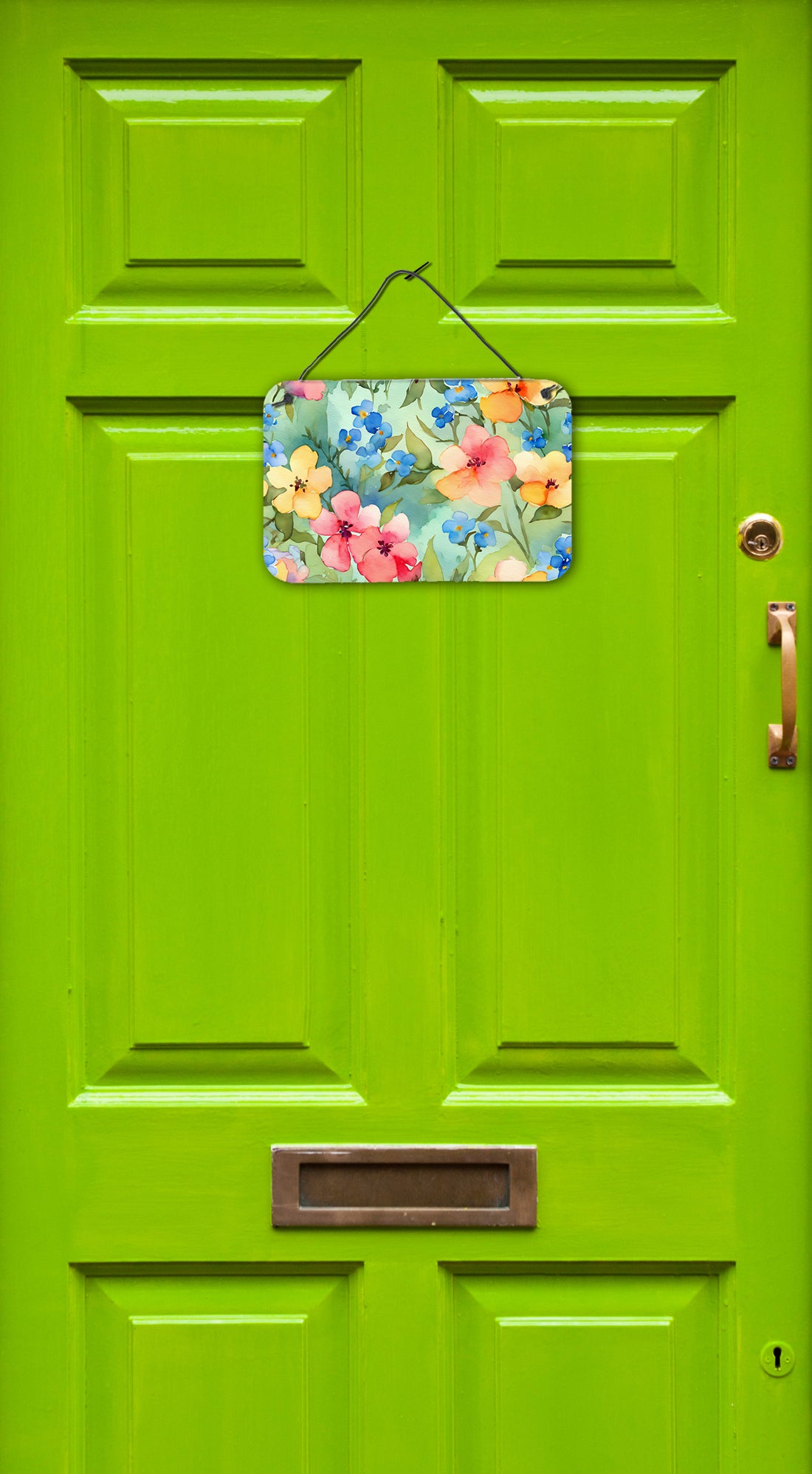 Caroline's Treasures Alaska Forget-me-nots in Watercolor Wall or Door Hanging Prints