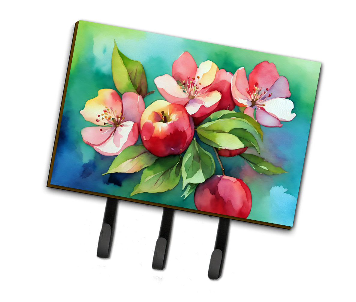 Buy this Arkansas Apple Blossom in Watercolor Leash or Key Holder