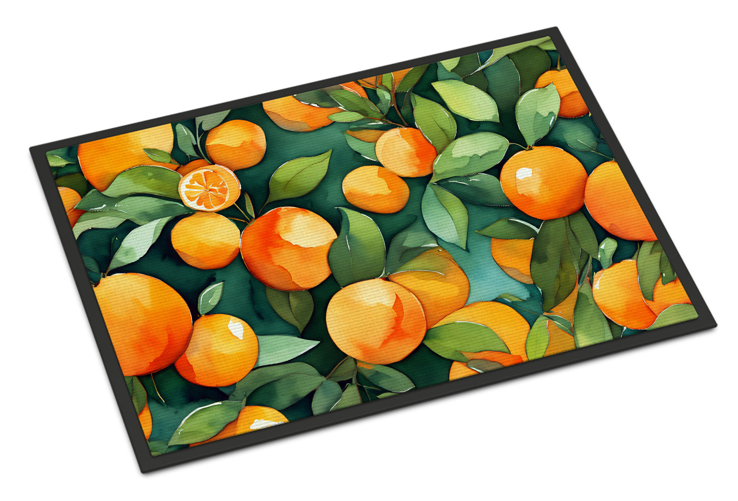 Buy this Florida Orange Blossom in Watercolor Indoor or Outdoor Mat 24x36