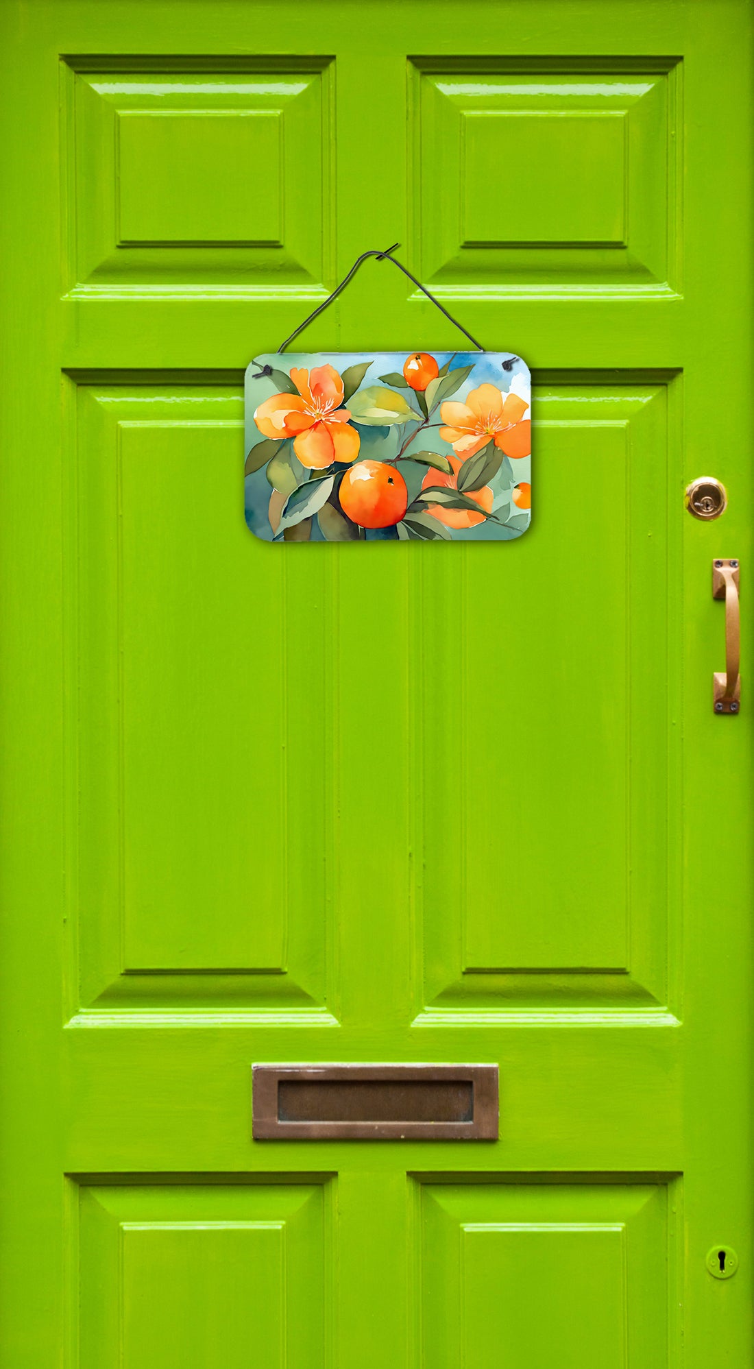 Florida Orange Blossom in Watercolor Wall or Door Hanging Prints