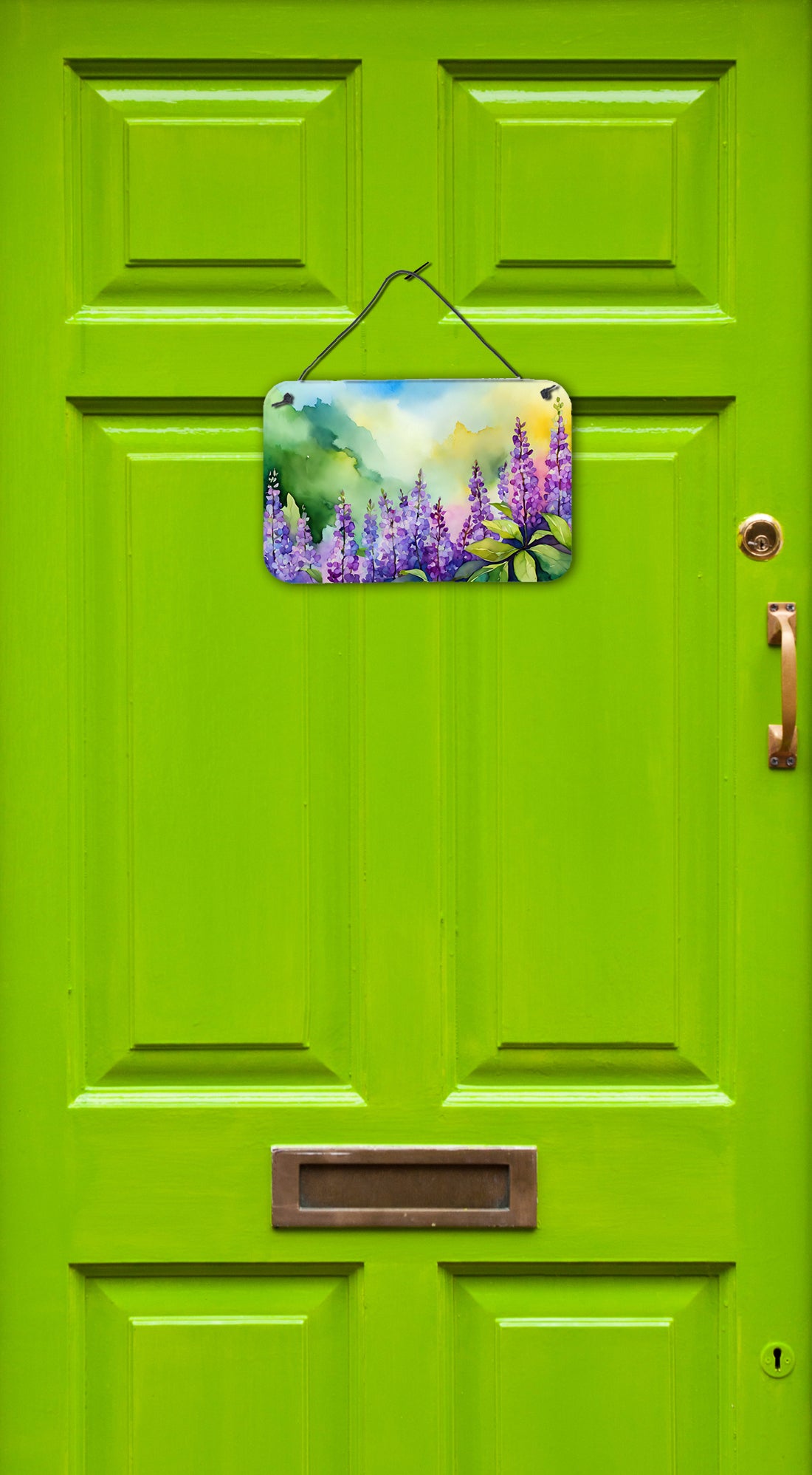 Caroline's Treasures Idaho Syringa in Watercolor Wall or Door Hanging Prints