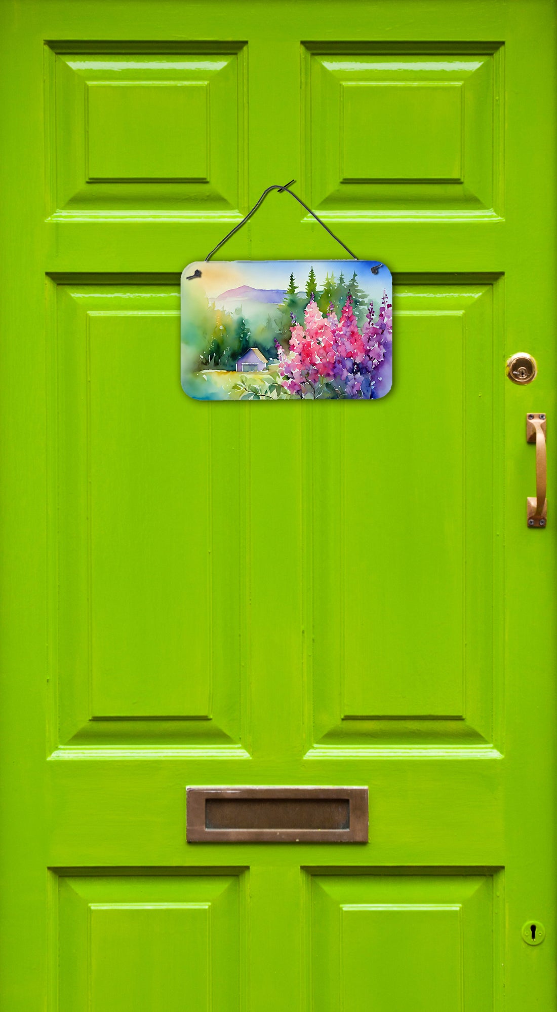 Caroline's Treasures Idaho Syringa in Watercolor Wall or Door Hanging Prints