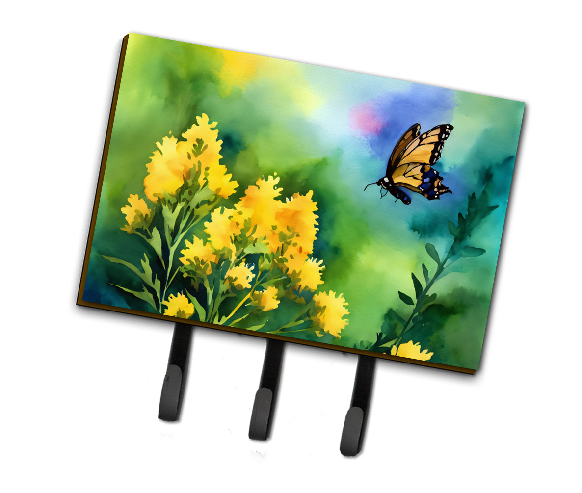 Buy this Kentucky Goldenrod in Watercolor Leash or Key Holder