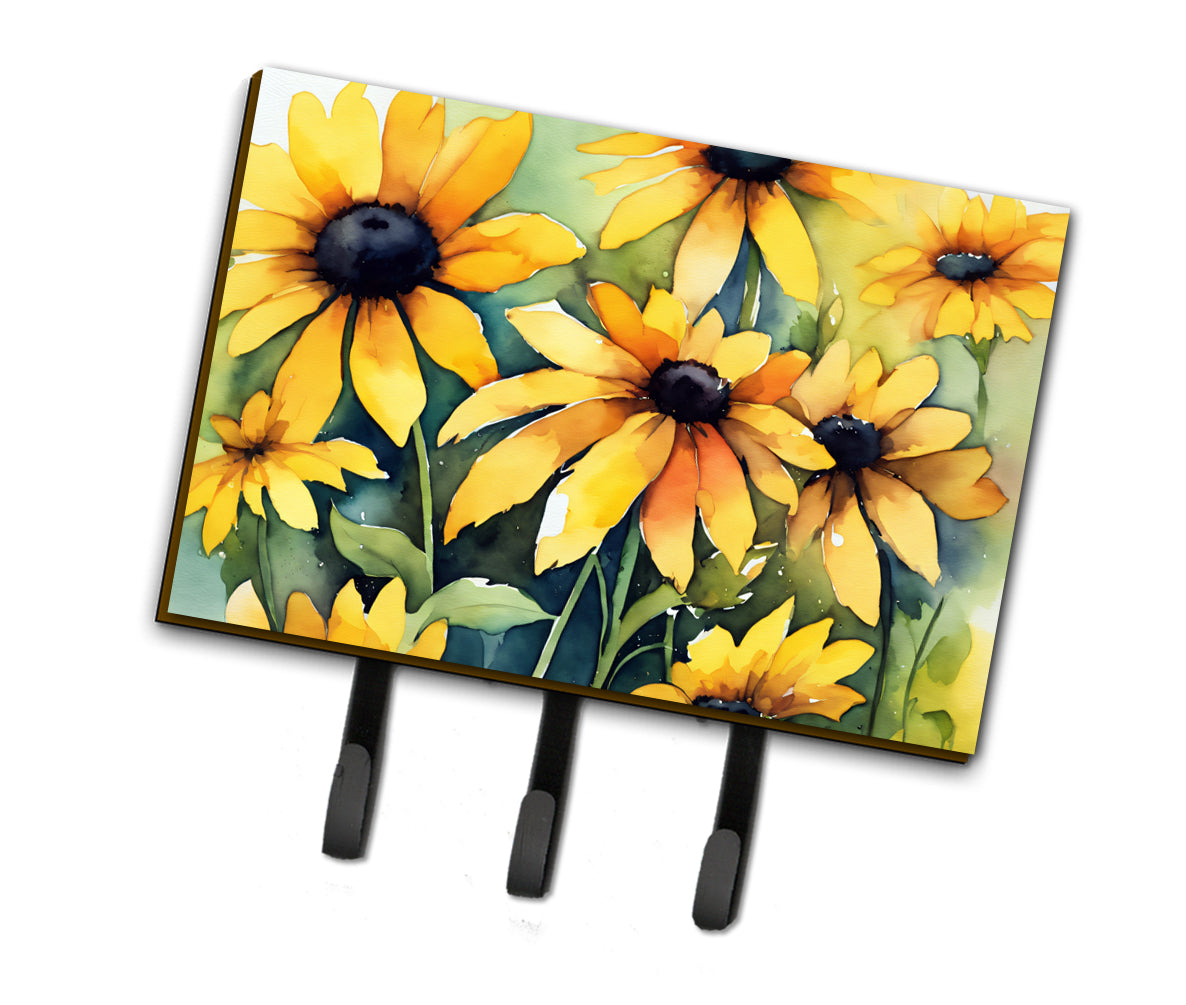 Buy this Maryland Black-Eyed Susans in Watercolor Leash or Key Holder