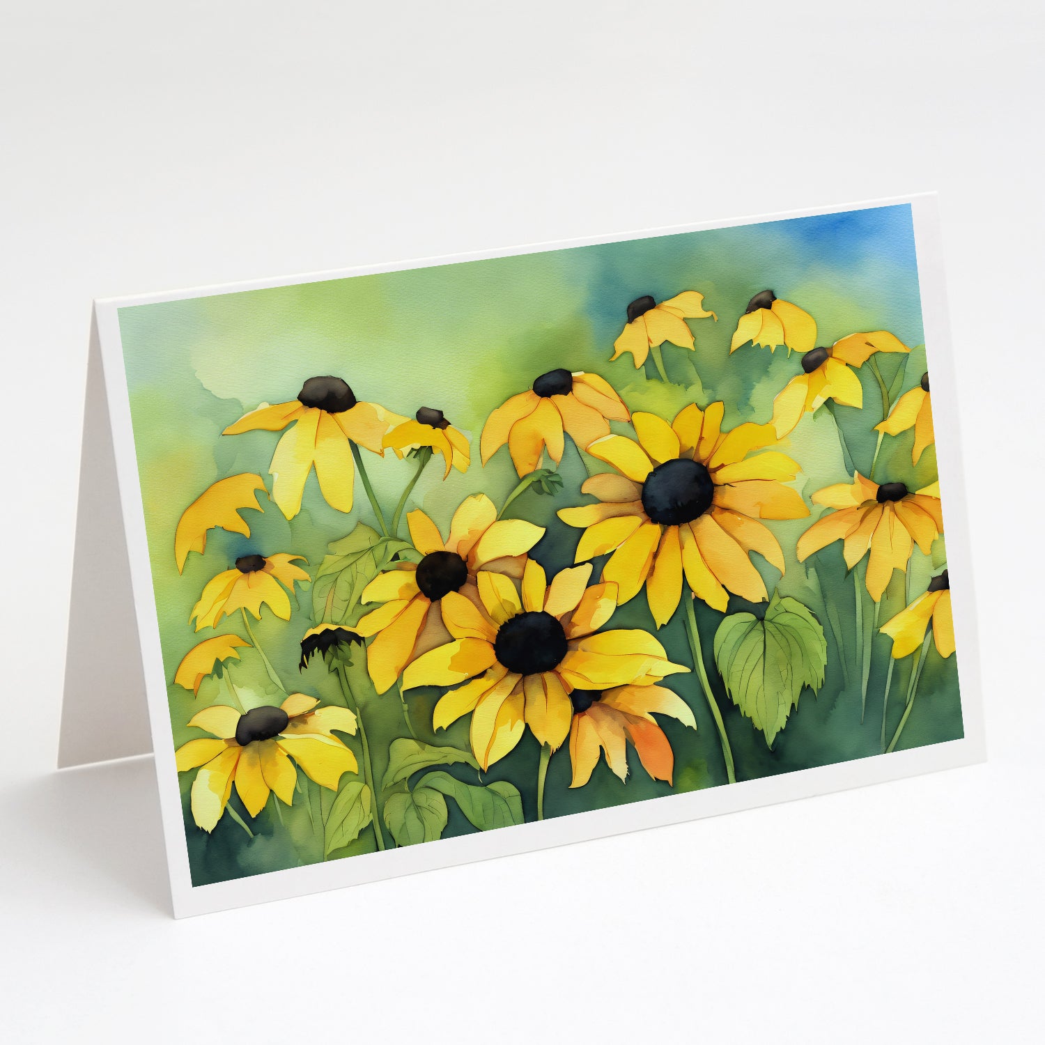 Buy this Maryland Black-Eyed Susans in Watercolor Greeting Cards and Envelopes Pack of 8