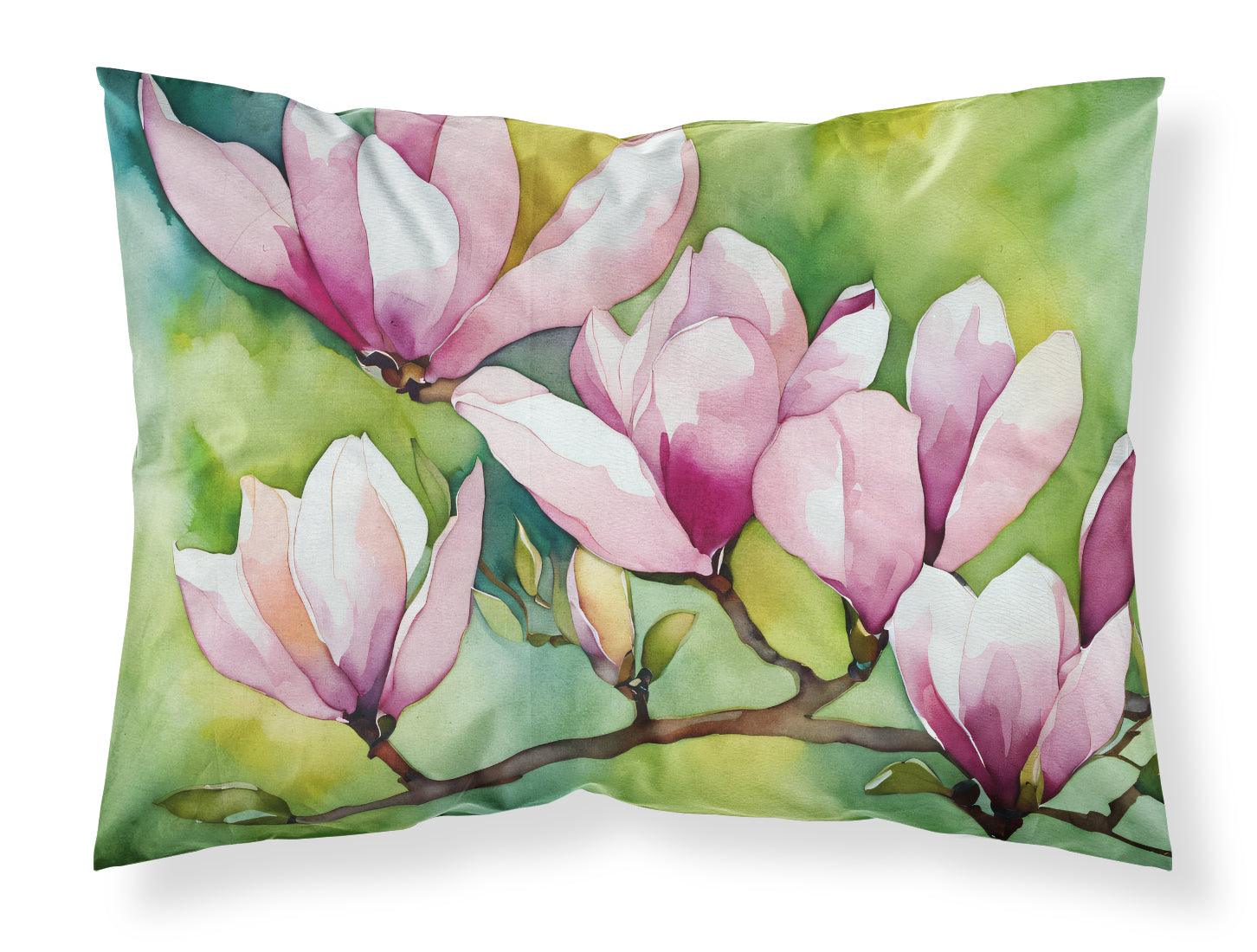 Buy this Mississippi Magnolia in Watercolor Fabric Standard Pillowcase