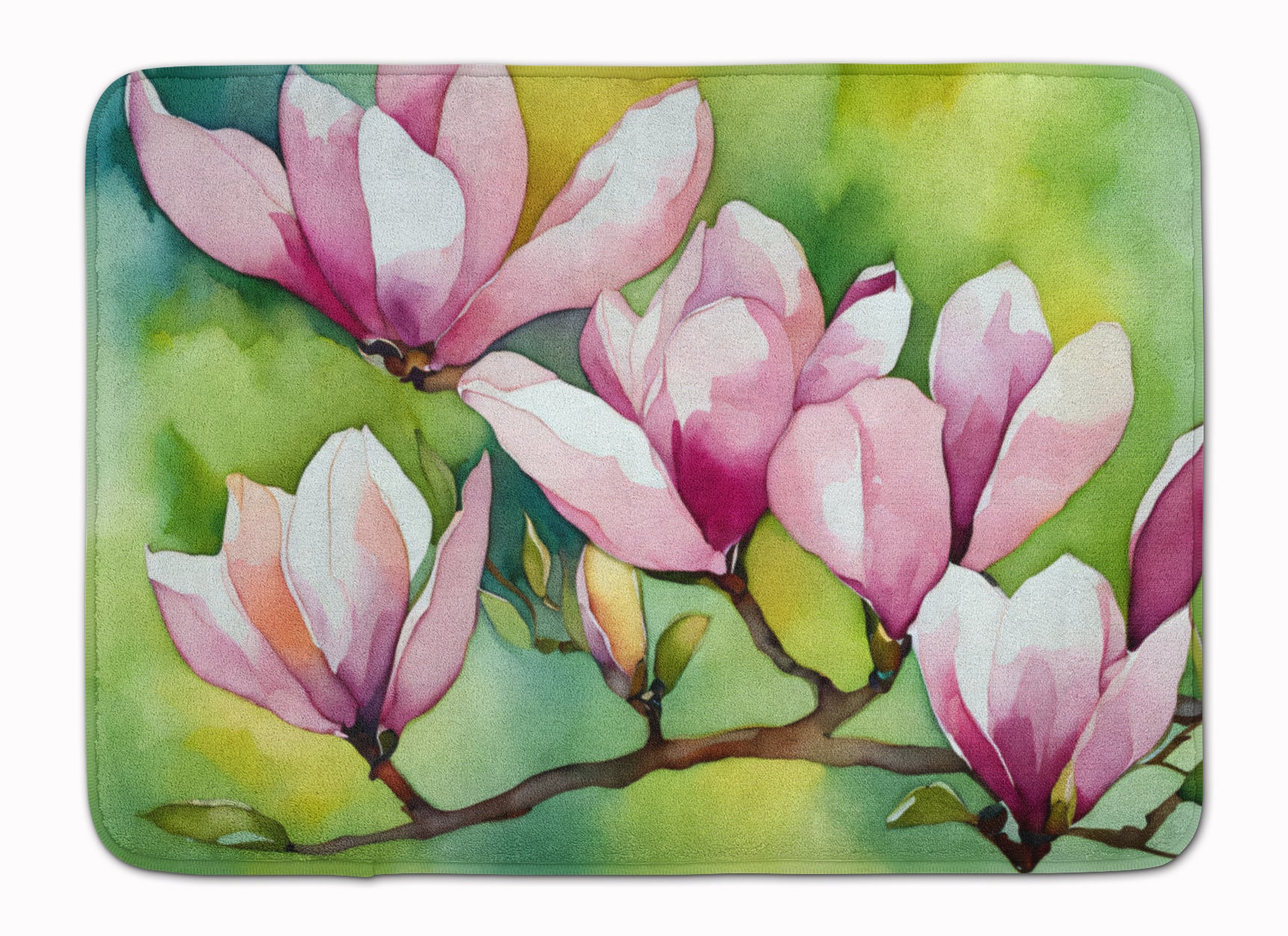 Buy this Mississippi Magnolia in Watercolor Memory Foam Kitchen Mat