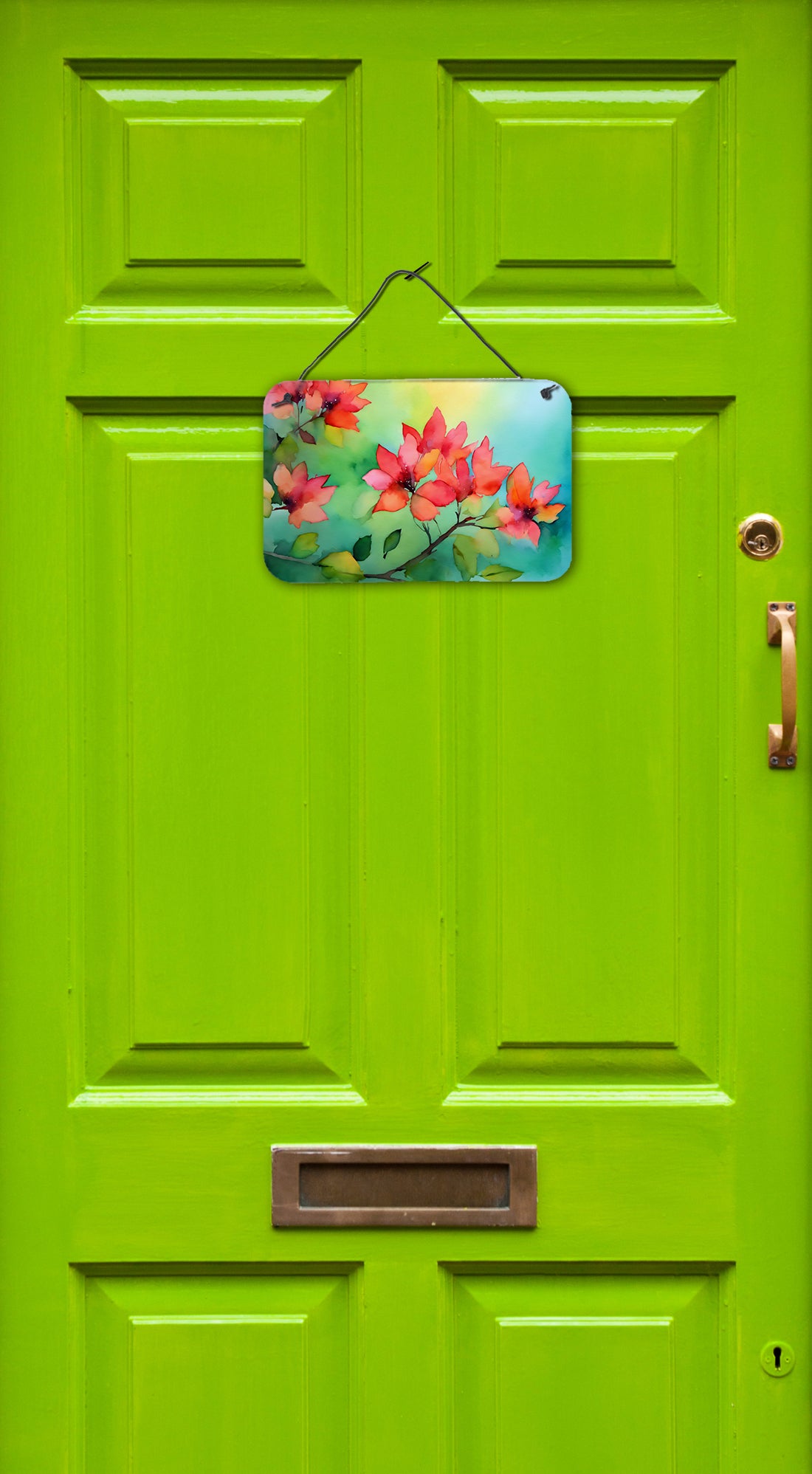 Caroline's Treasures Missouri Hawthorns in Watercolor Wall or Door Hanging Prints