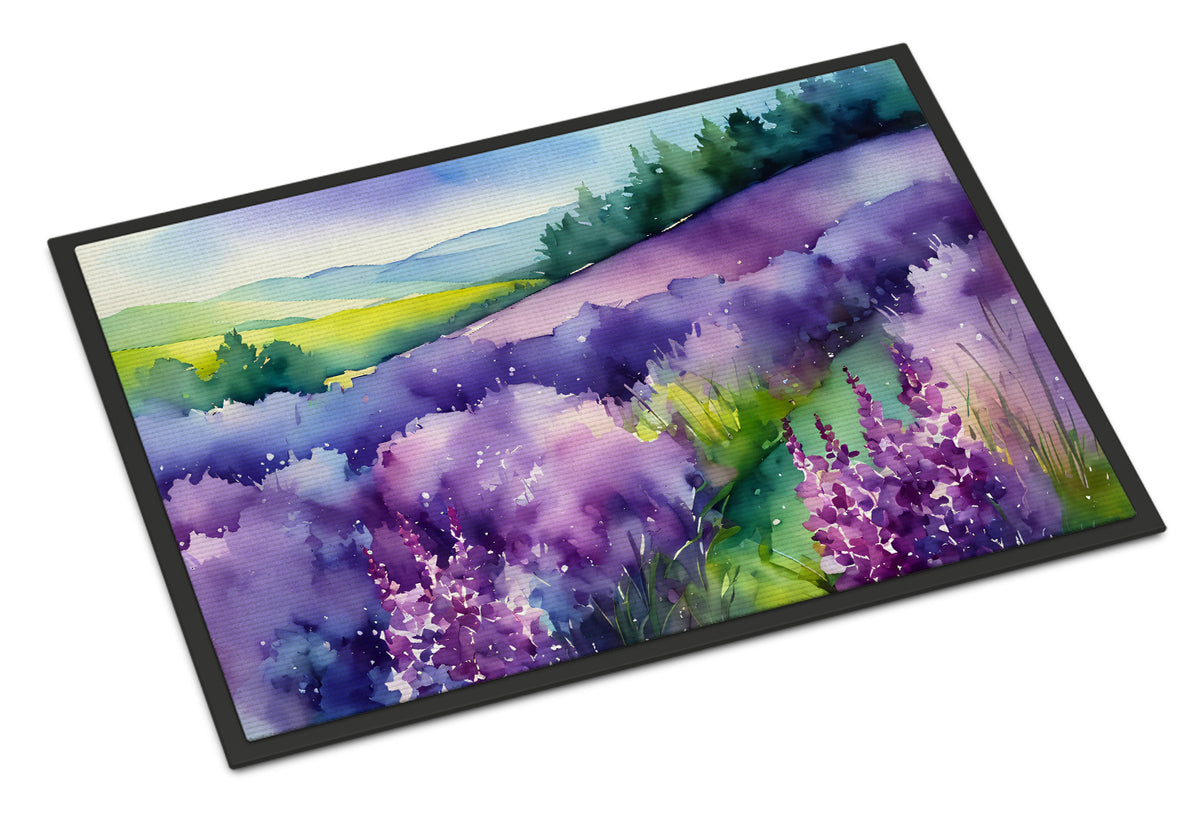 Buy this New Hampshire Purple Lilac in Watercolor Doormat 18x27