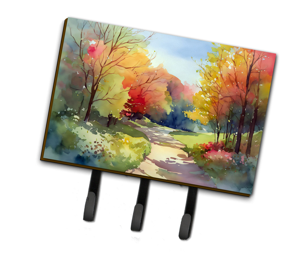 Buy this North Carolina Dogwoods in Watercolor Leash or Key Holder