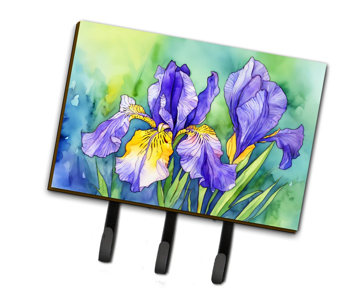 Buy this Tennessee Iris in Watercolor Leash or Key Holder