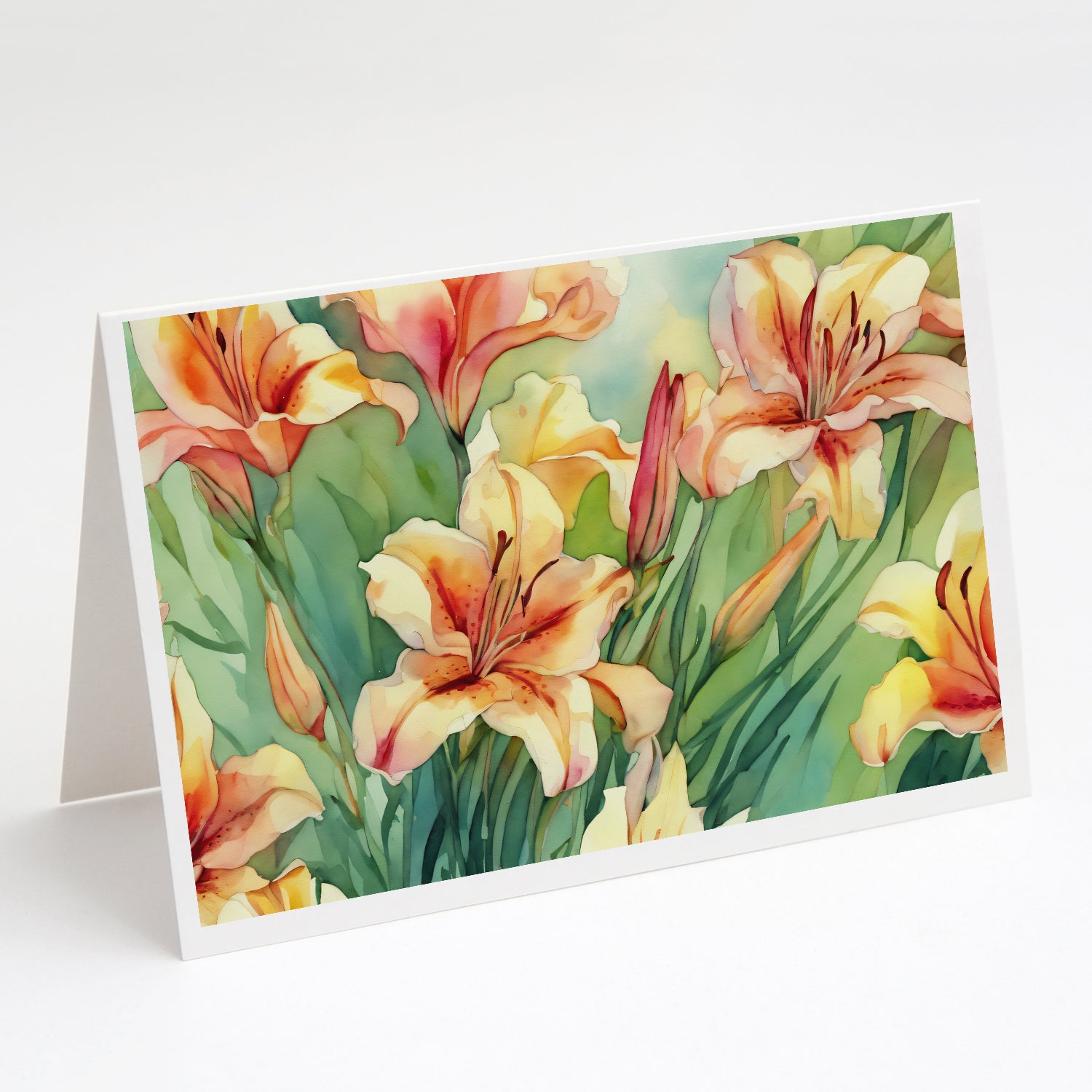 Buy this Utah Sego Lilies in Watercolor Greeting Cards and Envelopes Pack of 8