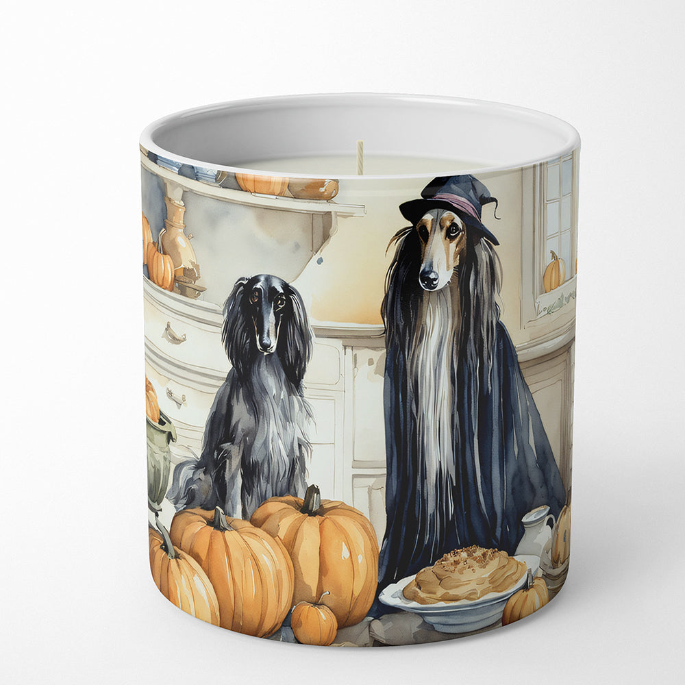 Buy this Afghan Hound Fall Kitchen Pumpkins Decorative Soy Candle