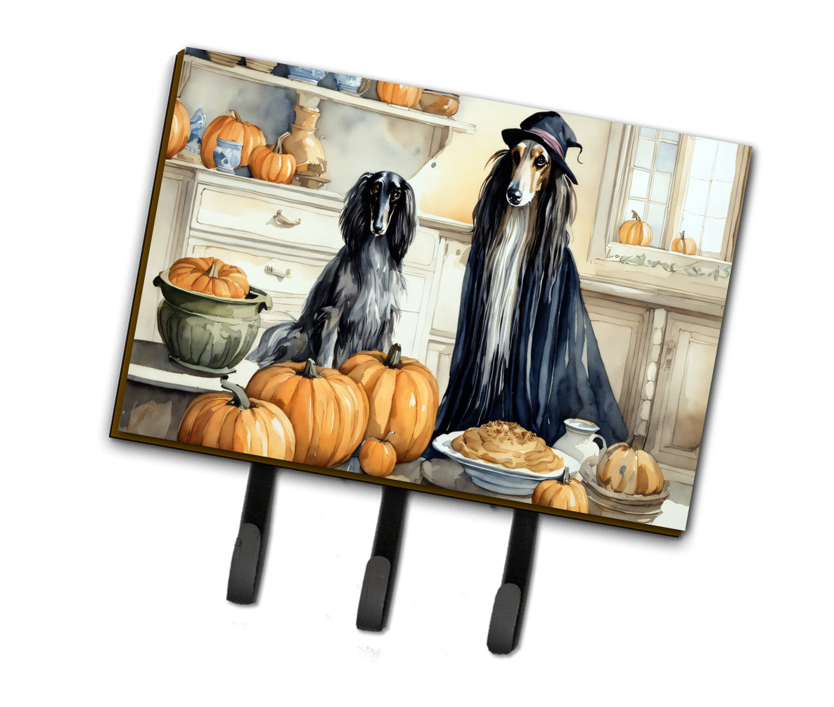 Buy this Afghan Hound Fall Kitchen Pumpkins Leash or Key Holder