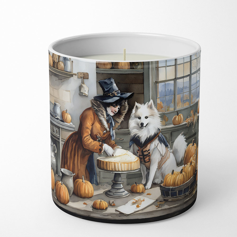 Buy this American Eskimo Fall Kitchen Pumpkins Decorative Soy Candle