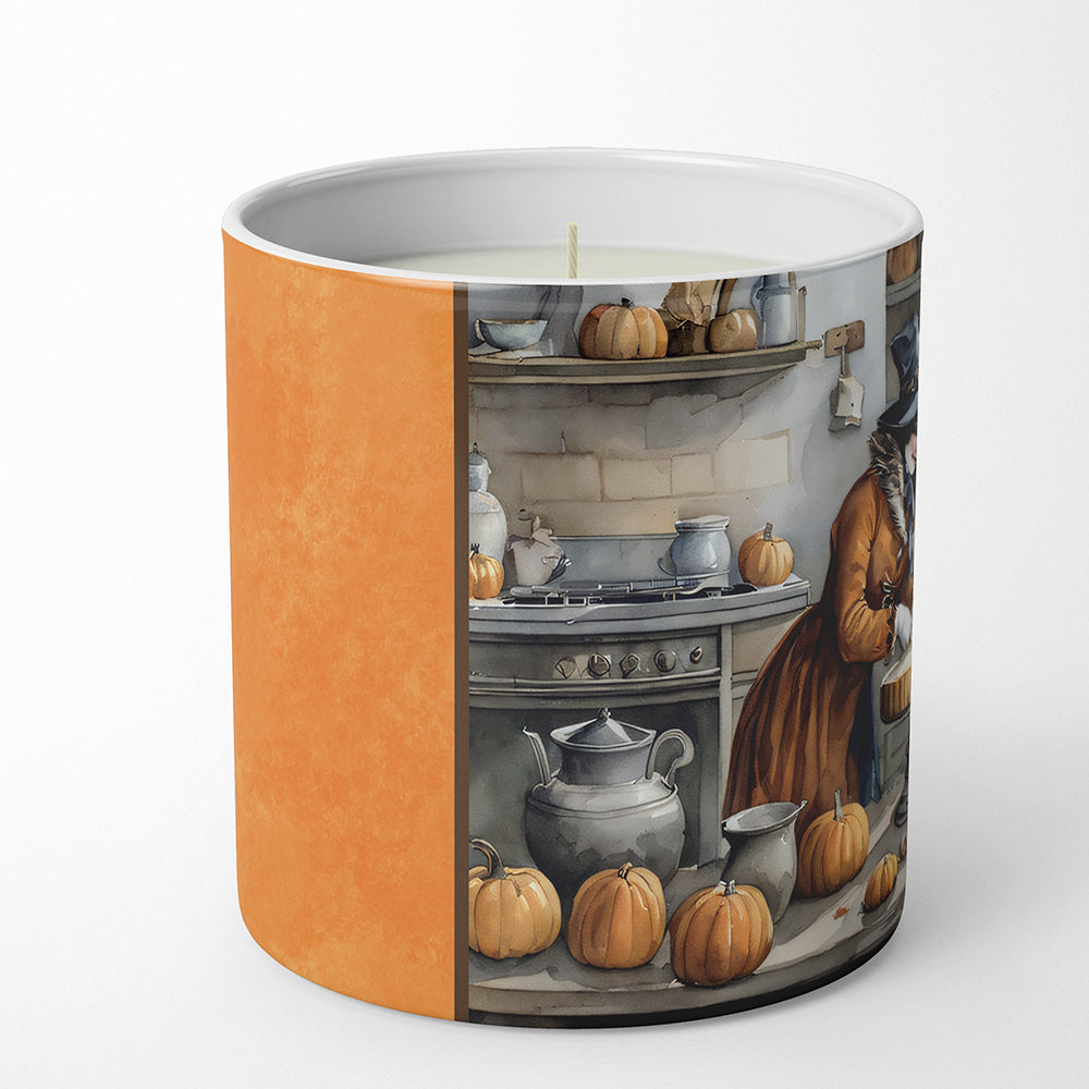 Buy this American Eskimo Fall Kitchen Pumpkins Decorative Soy Candle
