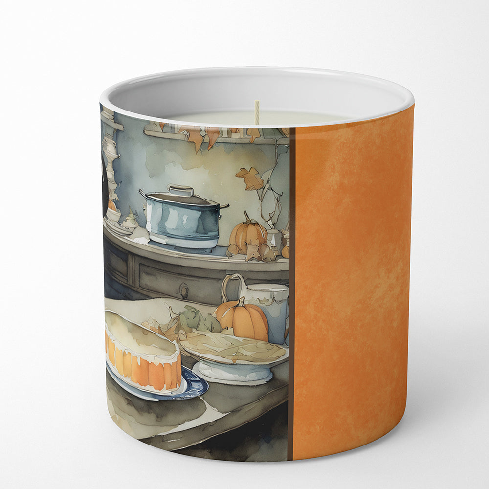 Pit Bull Terrier Fall Kitchen Pumpkins Decorative Soy Candle