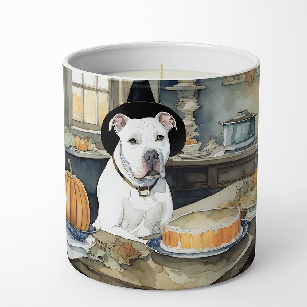 Buy this Pit Bull Terrier Fall Kitchen Pumpkins Decorative Soy Candle