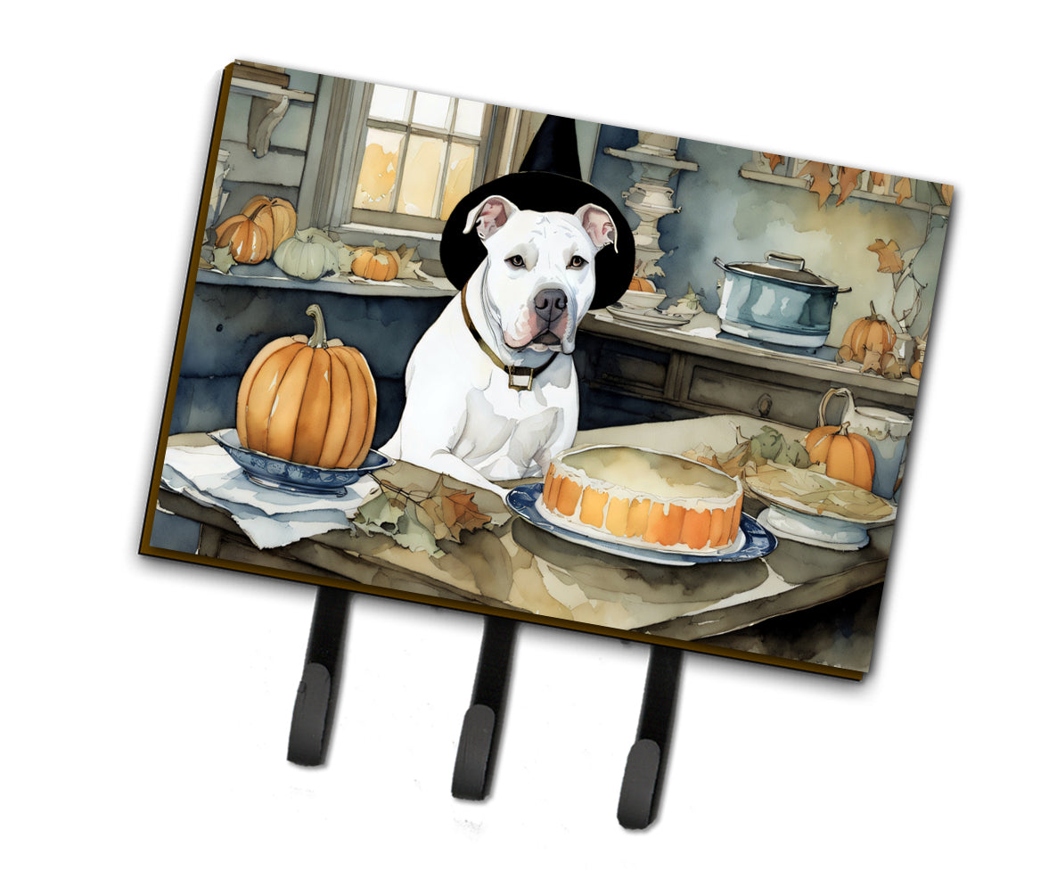 Buy this Pit Bull Terrier Fall Kitchen Pumpkins Leash or Key Holder