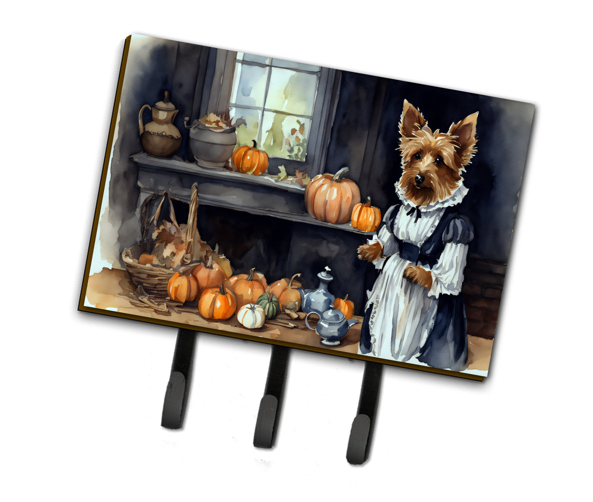 Buy this Australian Terrier Fall Kitchen Pumpkins Leash or Key Holder