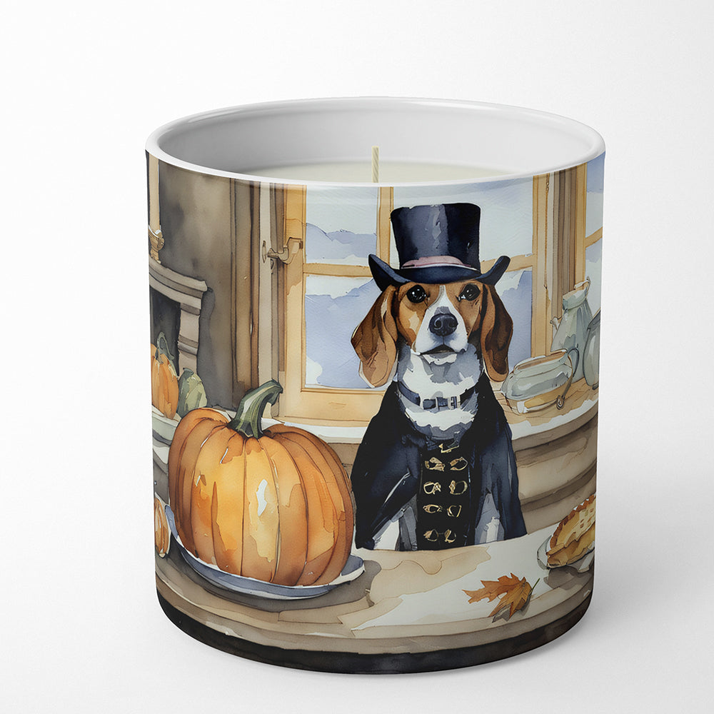 Beagle Fall Kitchen Pumpkins Decorative Soy Candle