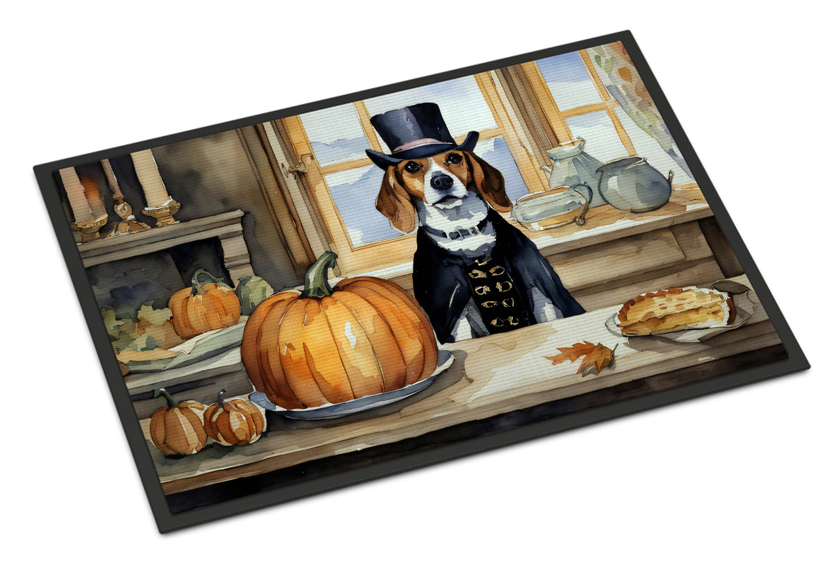 Buy this Beagle Fall Kitchen Pumpkins Indoor or Outdoor Mat 24x36