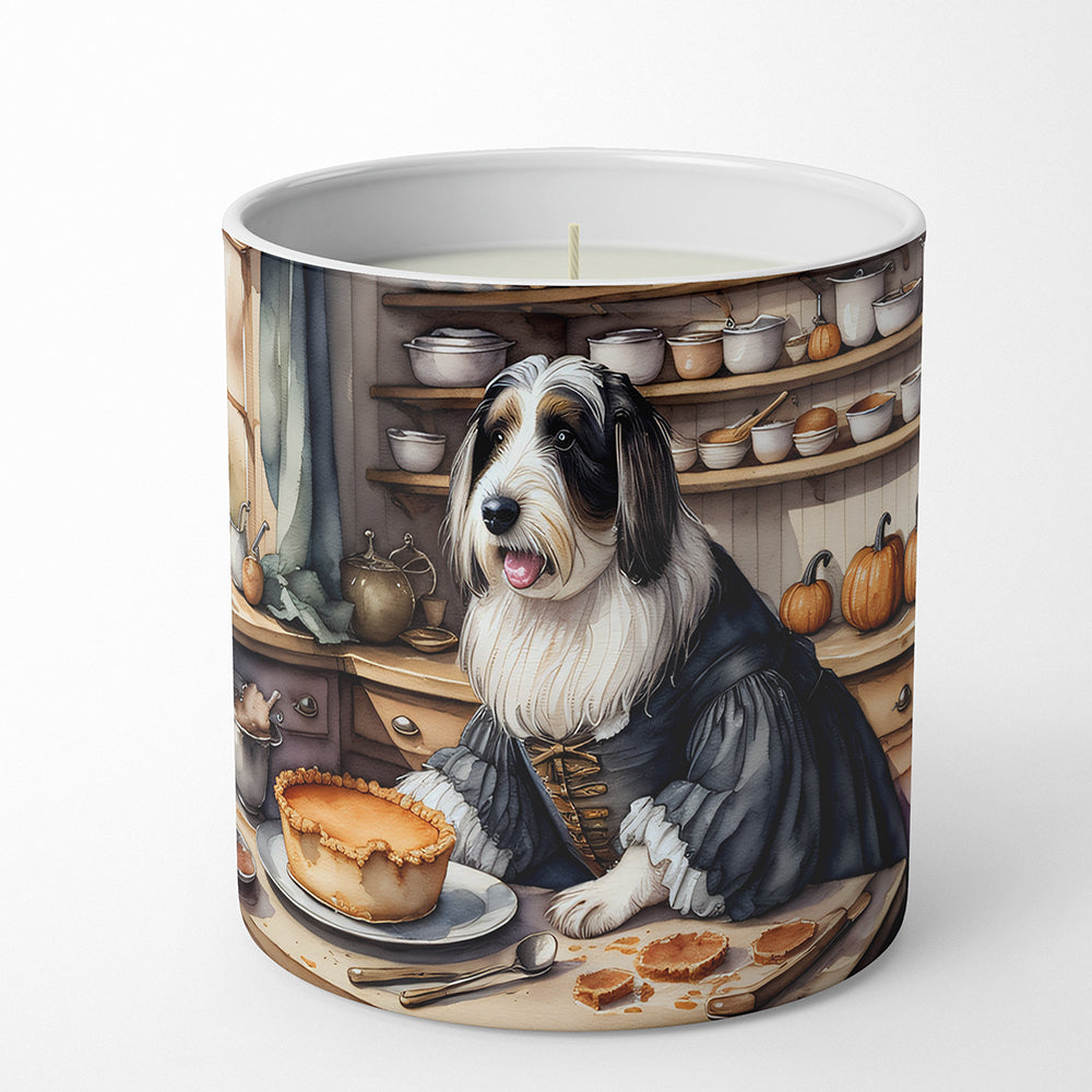 Bearded Collie Fall Kitchen Pumpkins Decorative Soy Candle