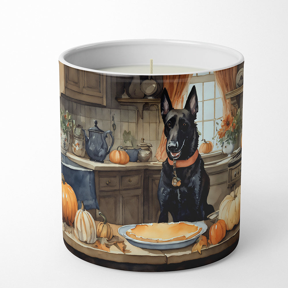 Buy this Belgian Malinois Fall Kitchen Pumpkins Decorative Soy Candle