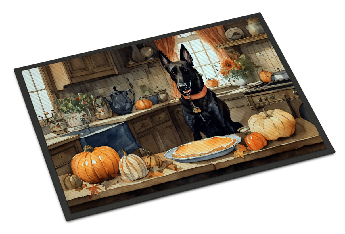 Buy this Belgian Malinois Fall Kitchen Pumpkins Doormat 18x27