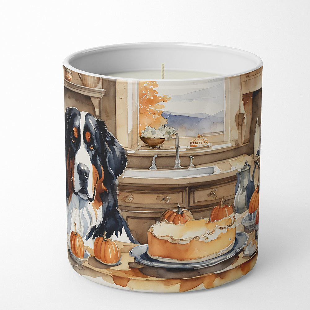 Buy this Bernese Mountain Dog Fall Kitchen Pumpkins Decorative Soy Candle