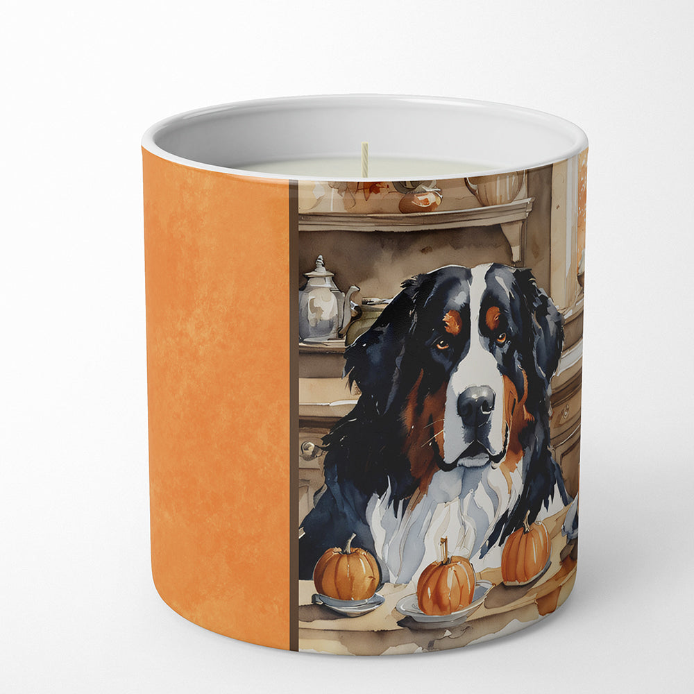 Buy this Bernese Mountain Dog Fall Kitchen Pumpkins Decorative Soy Candle