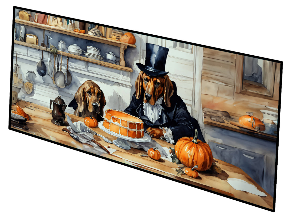 Buy this Bloodhound Fall Kitchen Pumpkins Runner Mat 28x58