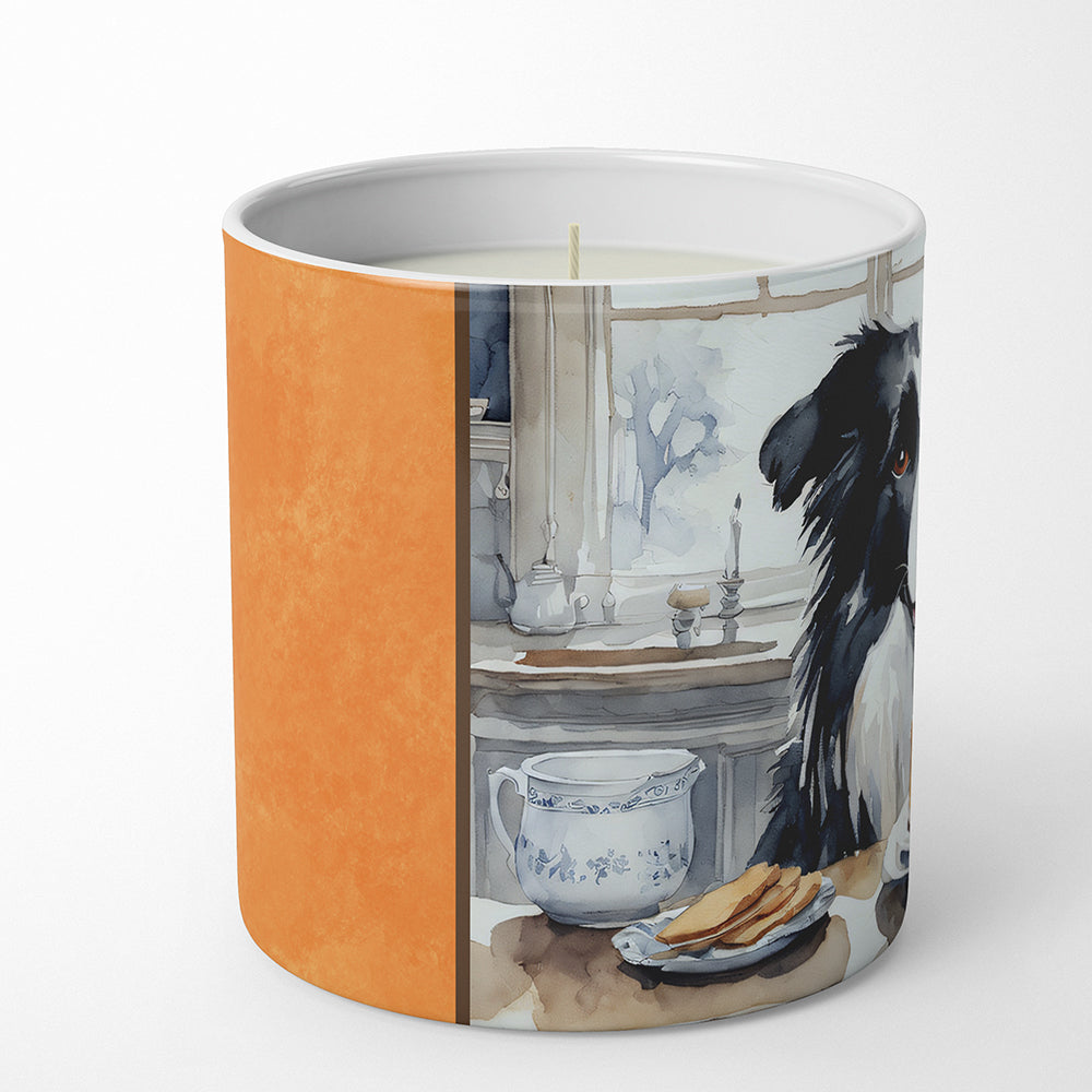 Buy this Border Collie Fall Kitchen Pumpkins Decorative Soy Candle