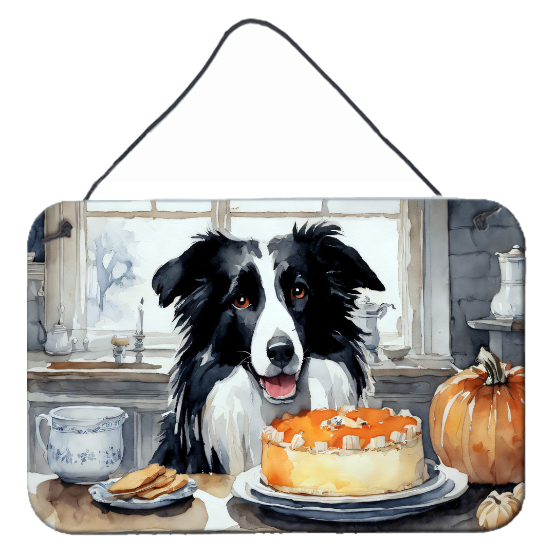 Buy this Border Collie Fall Kitchen Pumpkins Wall or Door Hanging Prints