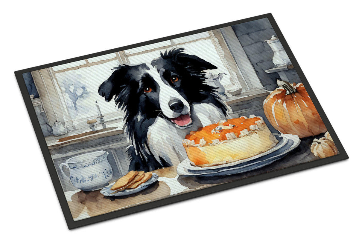 Caroline's Treasures Border Collie Fall Kitchen Pumpkins Doormat - 24x36 Decorative Floor Mat – Indoor/Outdoor Rug with Artistic Flair