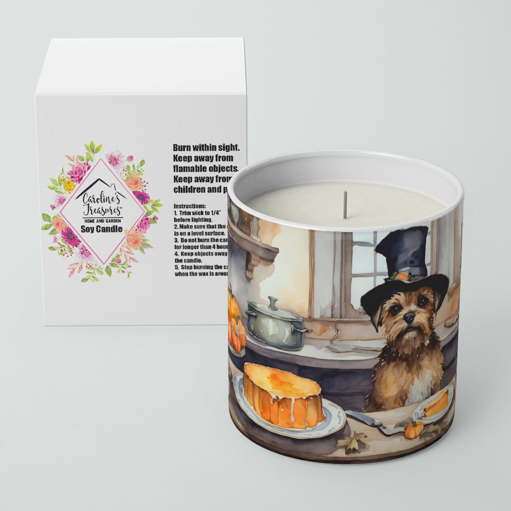 Border Terrier Fall Kitchen Pumpkins Decorative Soy Candle