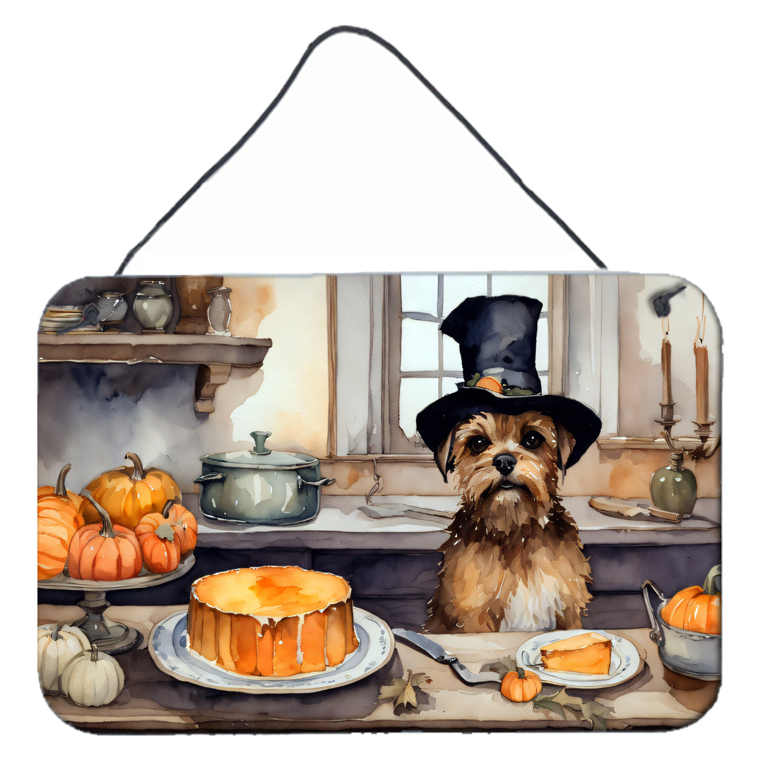 Buy this Border Terrier Fall Kitchen Pumpkins Wall or Door Hanging Prints