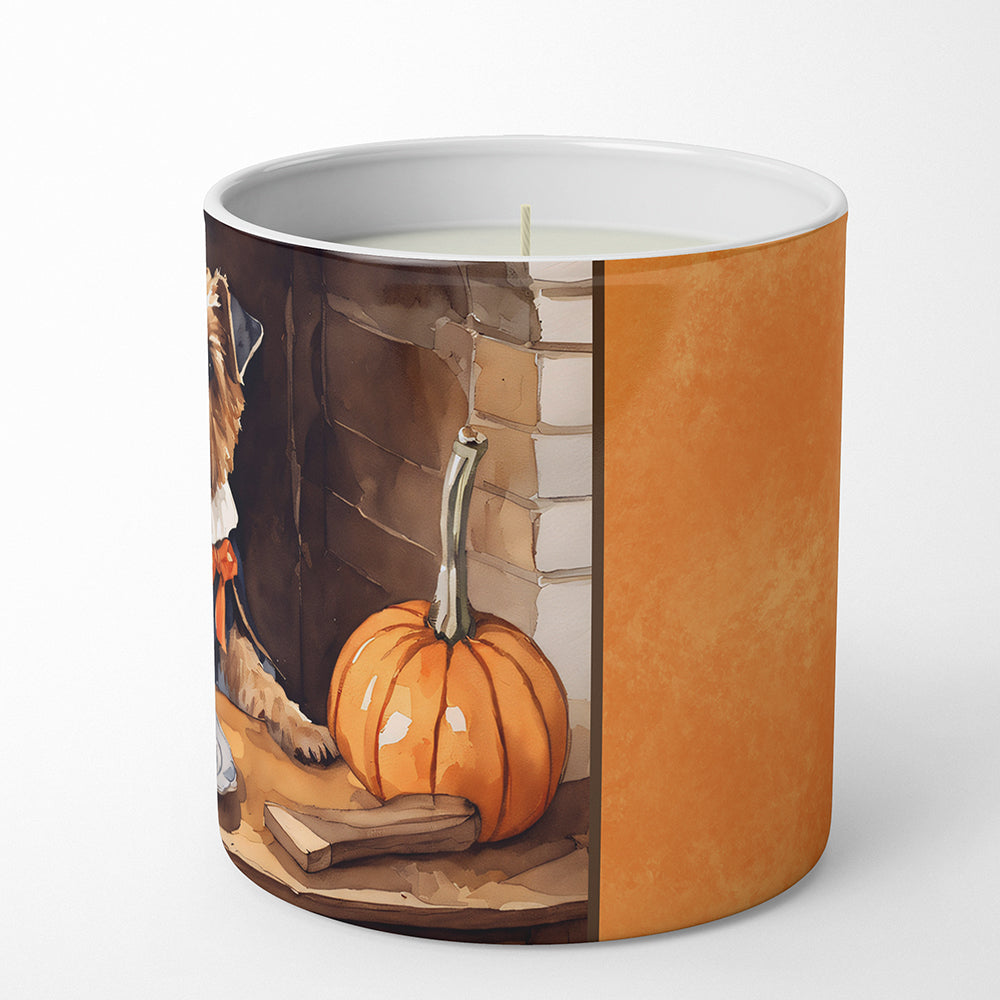 Border Terrier Fall Kitchen Pumpkins Decorative Soy Candle