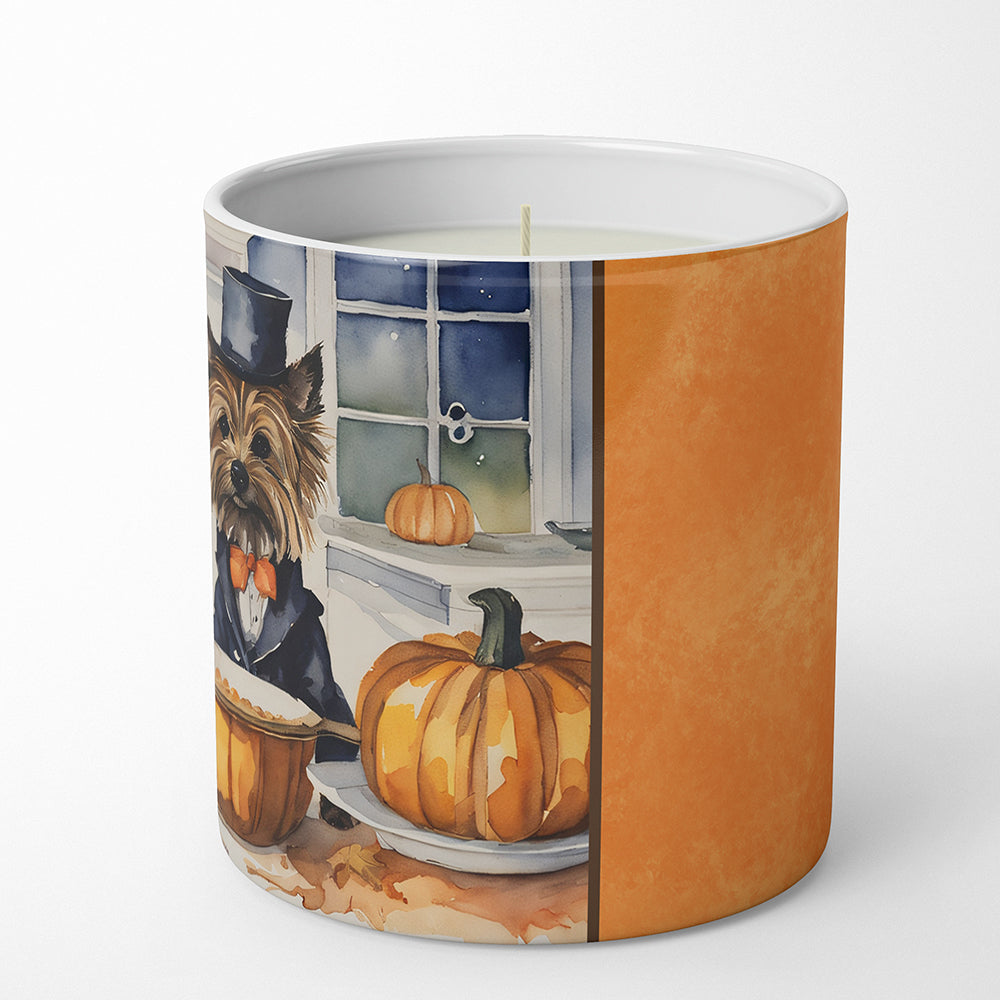Cairn Terrier Fall Kitchen Pumpkins Decorative Soy Candle
