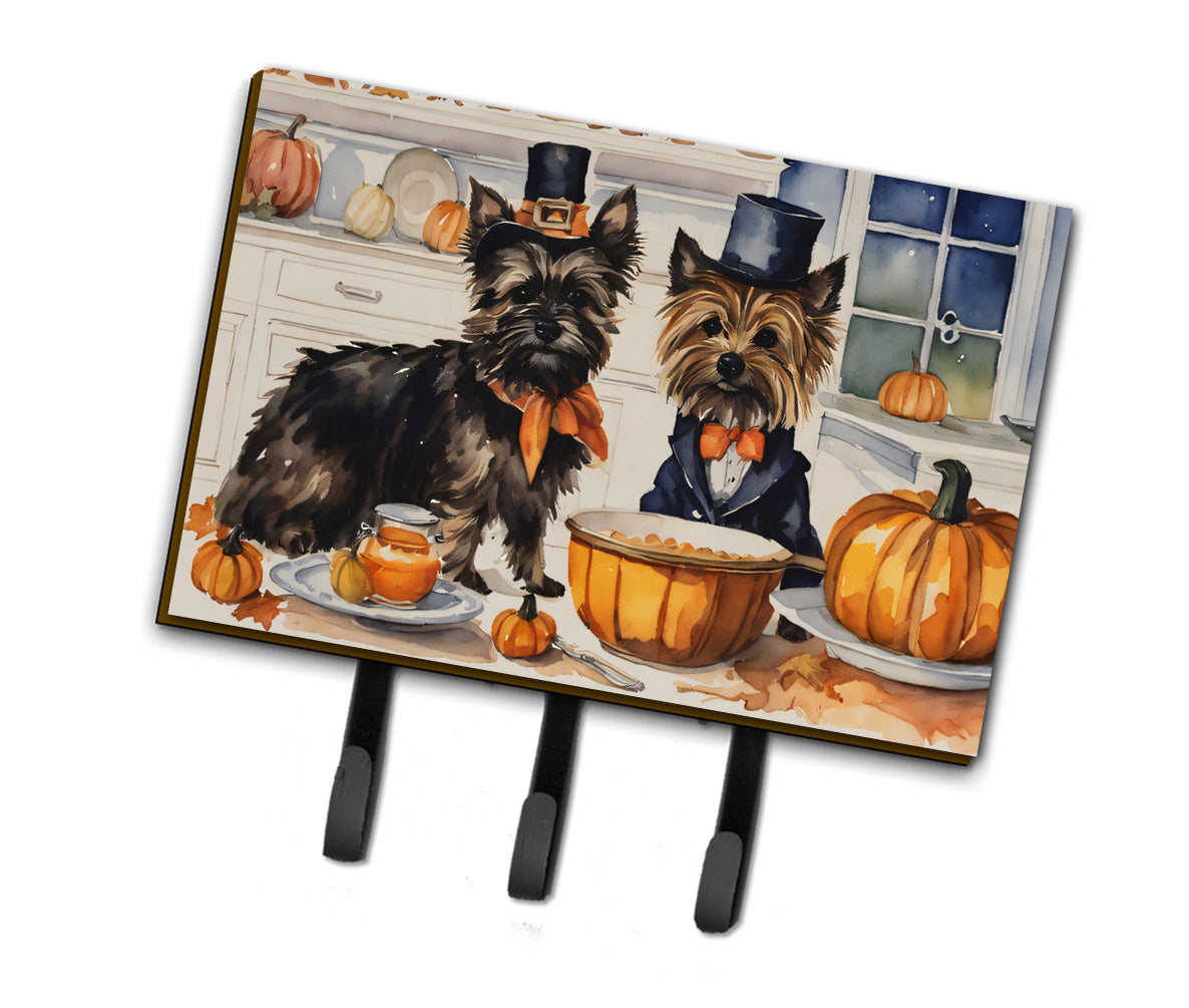 Buy this Cairn Terrier Fall Kitchen Pumpkins Leash or Key Holder