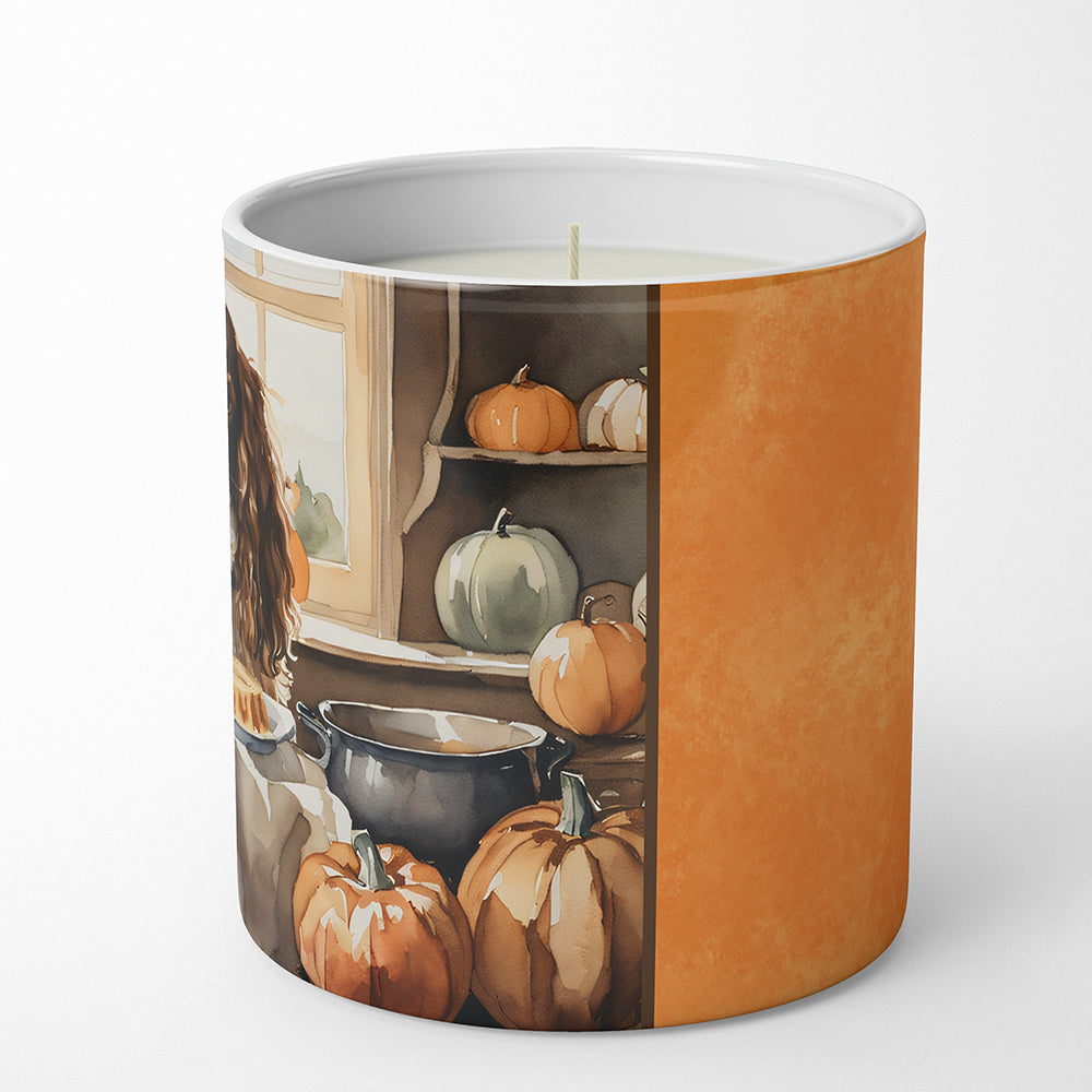 Cavalier Spaniel Fall Kitchen Pumpkins Decorative Soy Candle